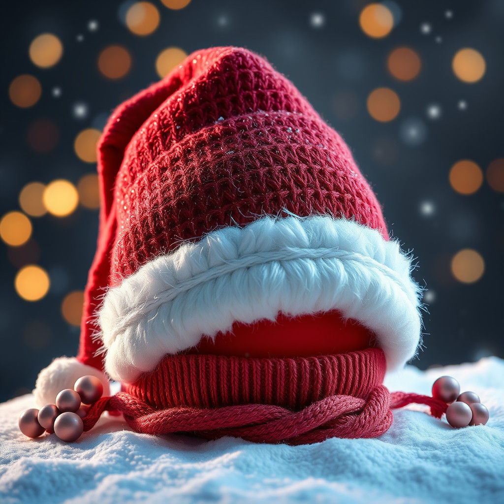 Christmas Santa Beanie Hat: Festive Cheer