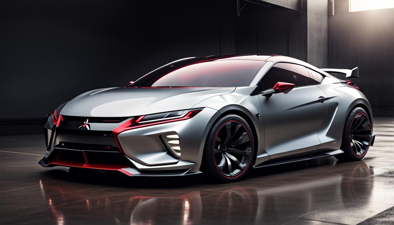 Mitsubishi Eclipse Concept: Hyperrealistic Automotive Design