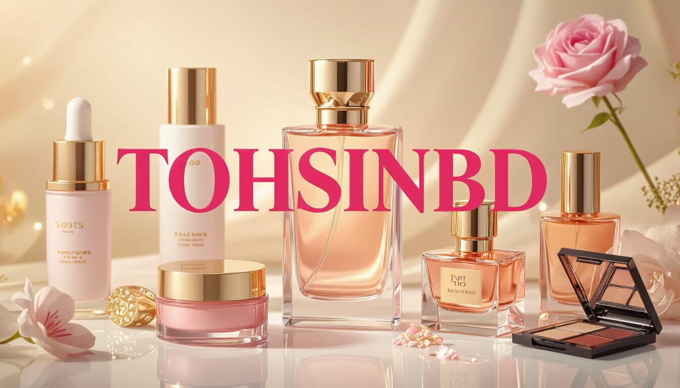 Elegant Logo for Beauty Brand with Pink Font