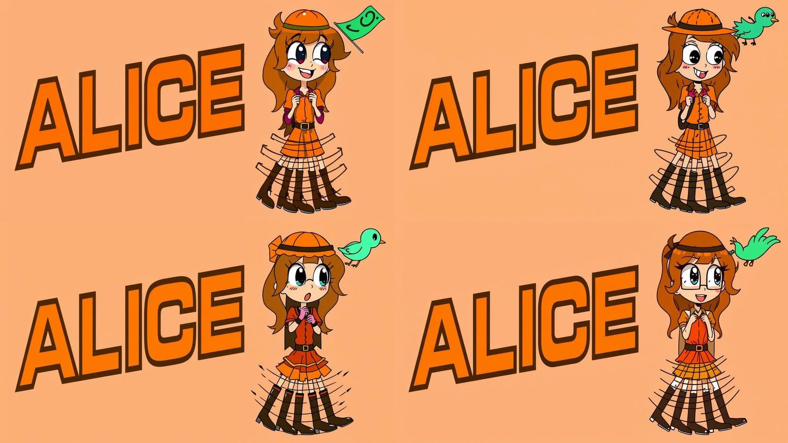 Energetic Anime Woman Tap Dancing at High Speed