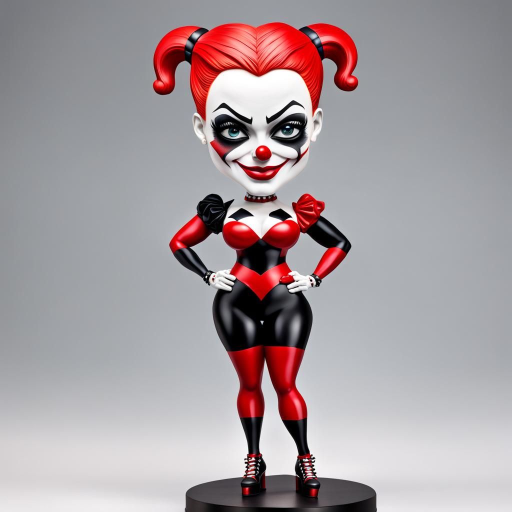 Harley Quinn as a figurine