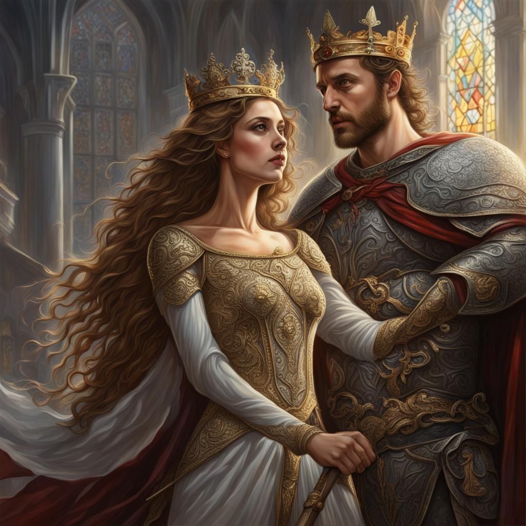 The Famous Tales of King Arthur and Queen Guinevere