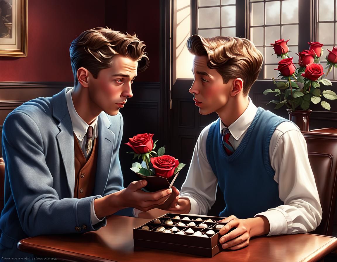 Teen Romance: A Rockwell-esque Gift of Love