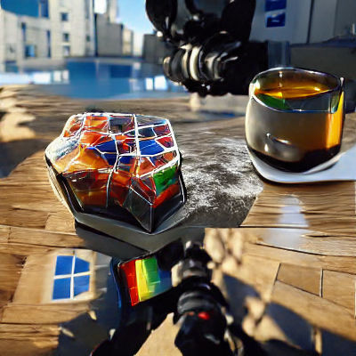 Melting Rubik's Cube: 8K Unreal Engine Render