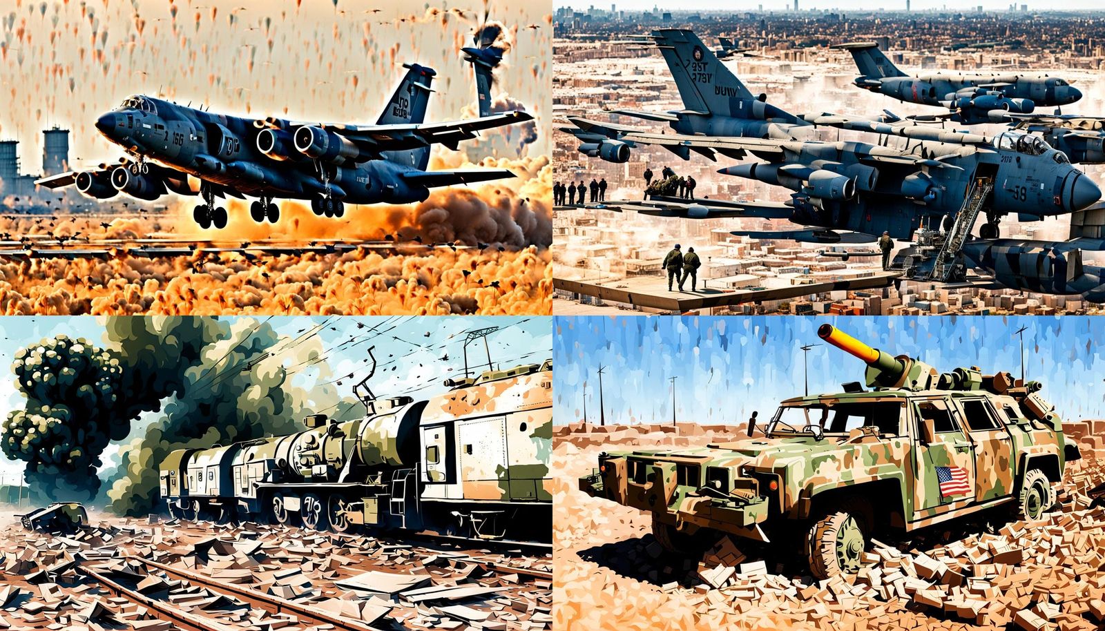 Street Abandoned After Military Stink Bomb