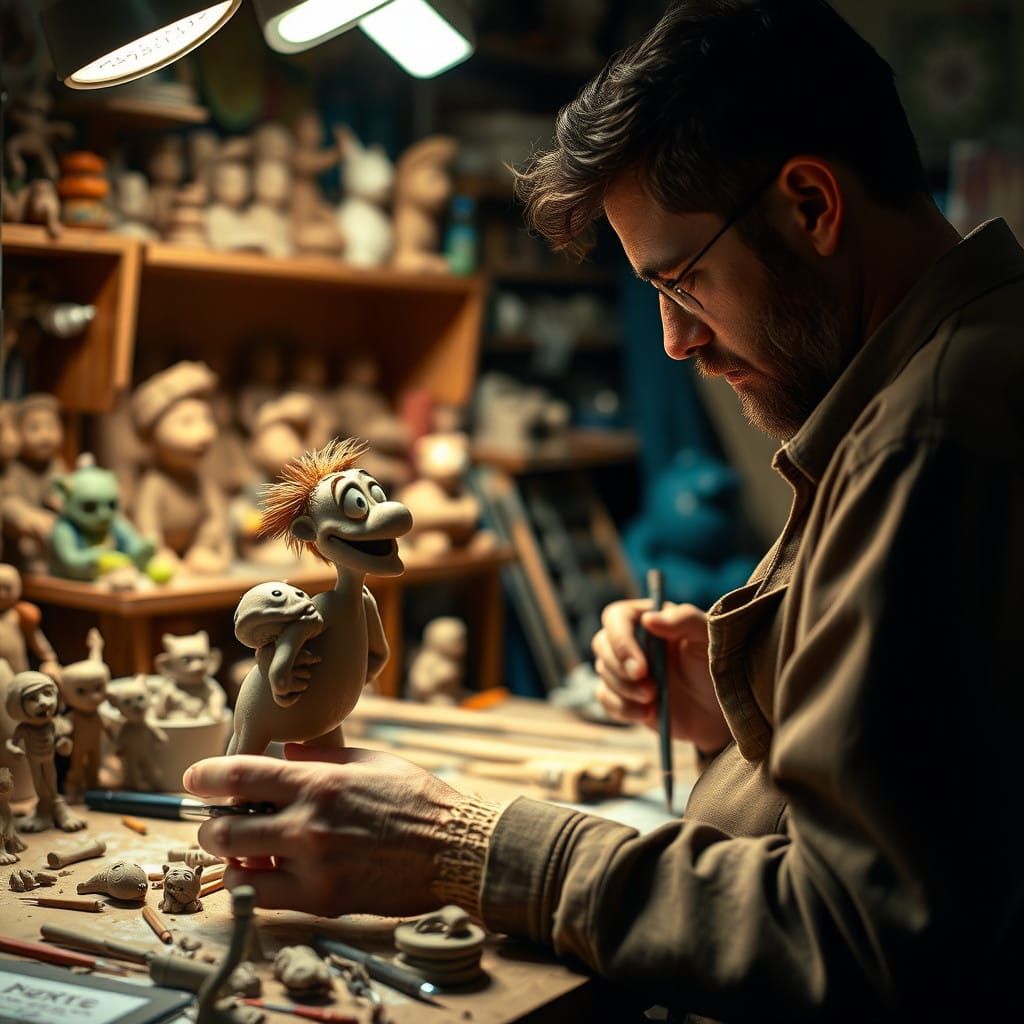 Claymation Artist Bringing Aardman-Inspired Character to Lif...