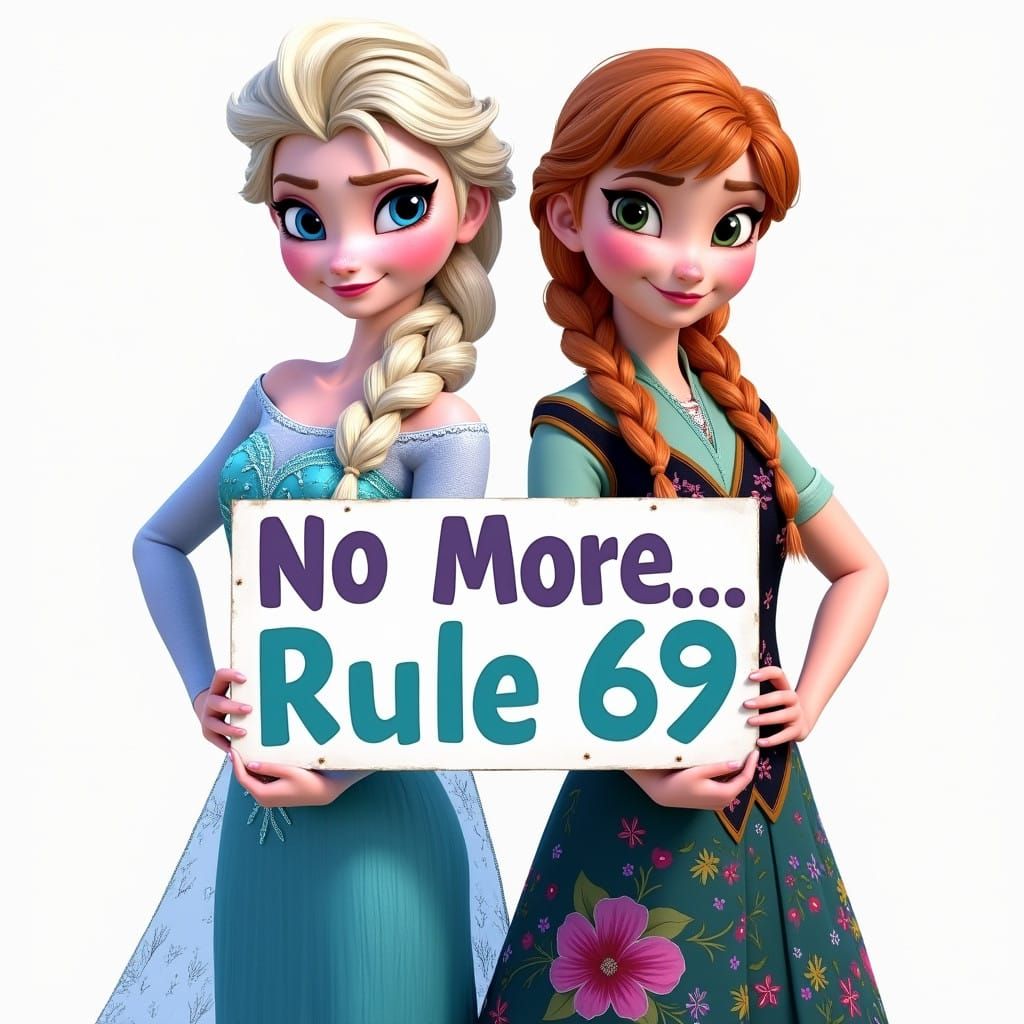 Sisters Stand Tall in Vibrant, Assertive Portrait