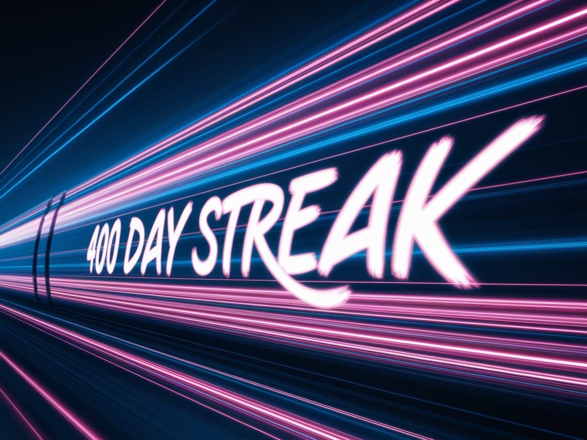 Futuristic Train Speeds Through the Night in a Blurry, Multi...