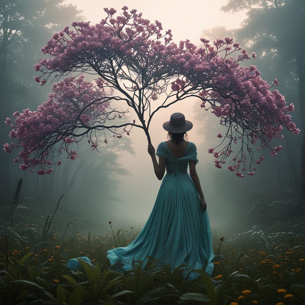 Enchanted whispers of the forest's secret spirit