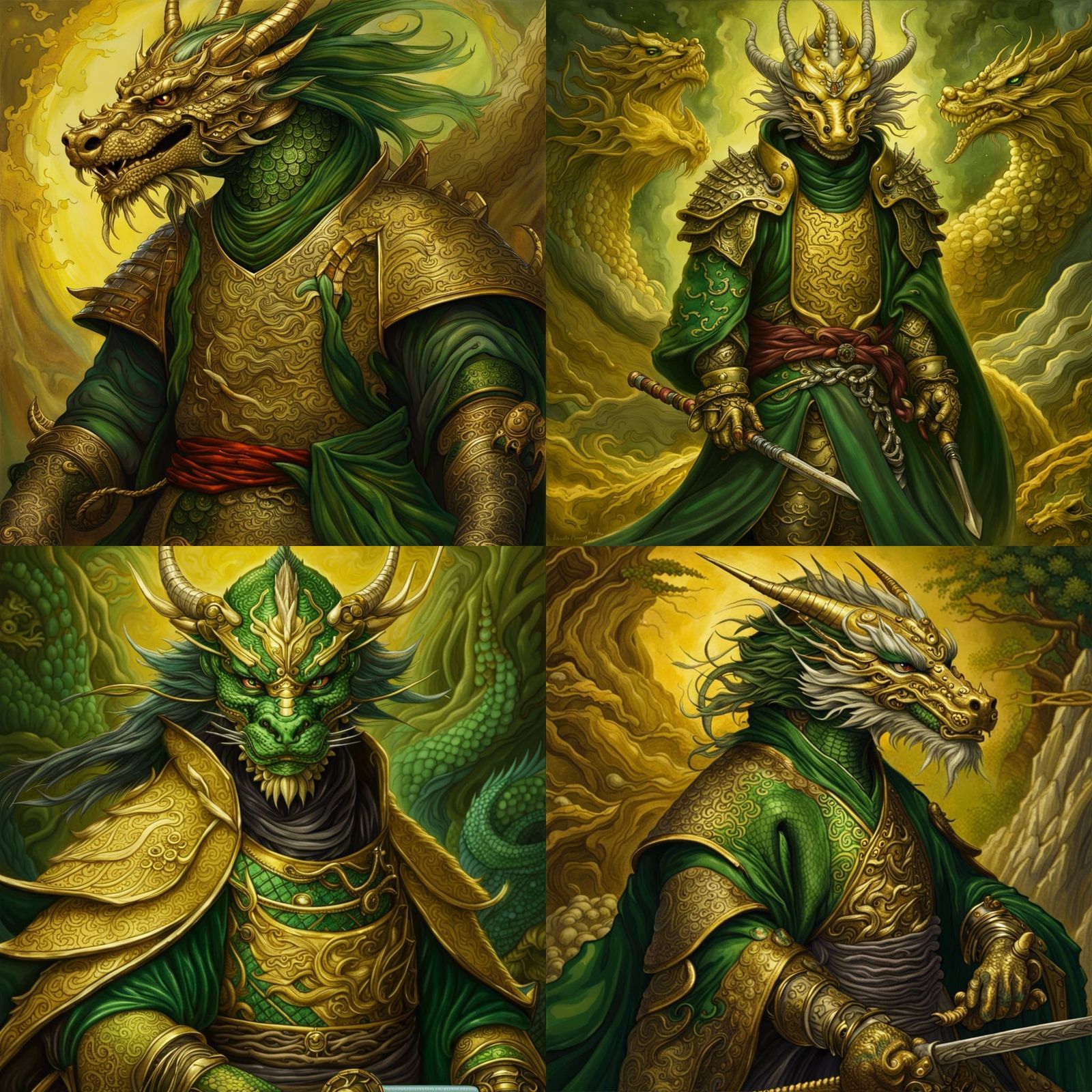 Dragon clan samurai