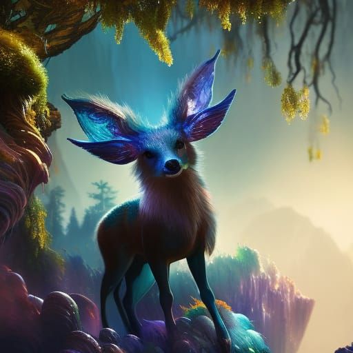 Moonstone Crystal Fawn in Crystal Shop