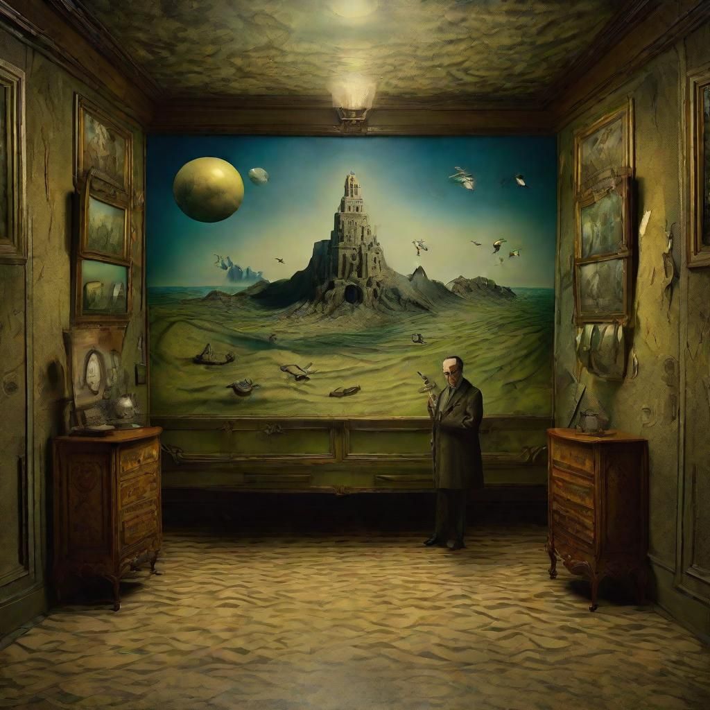 Captain Flatulence Surreal Horror Photograph