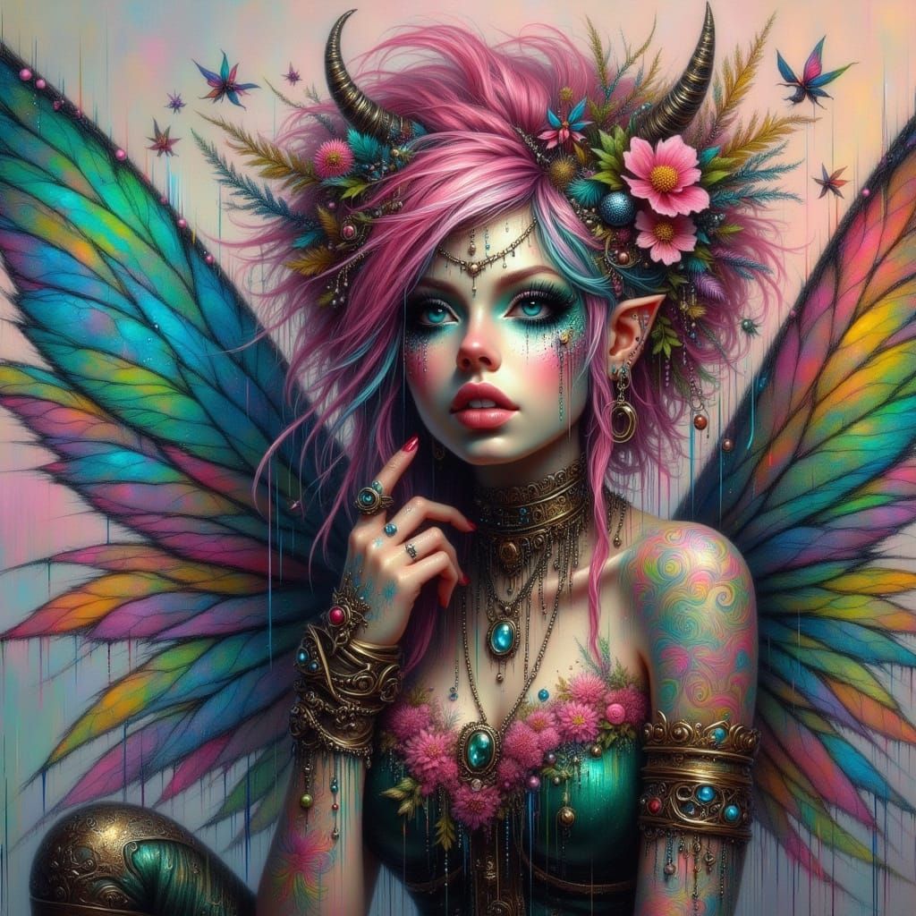 Feminine Power Embodied in Fairy Punk Aesthetic