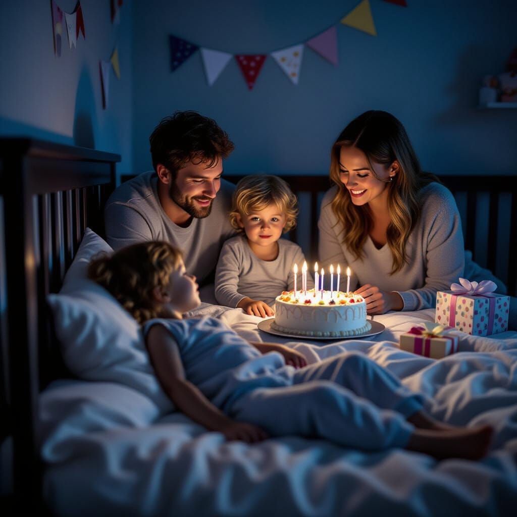 First birthday at home