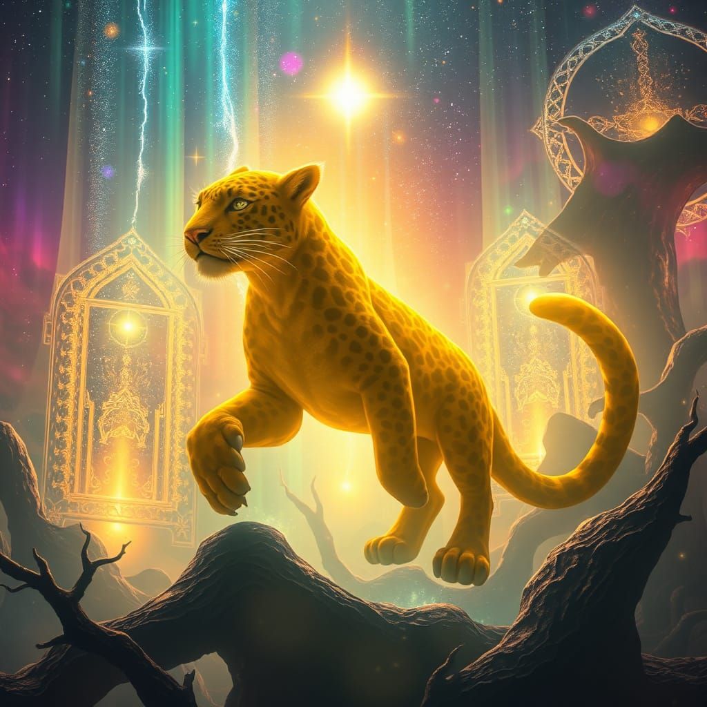 Star Grazer Smiling in Digital Art