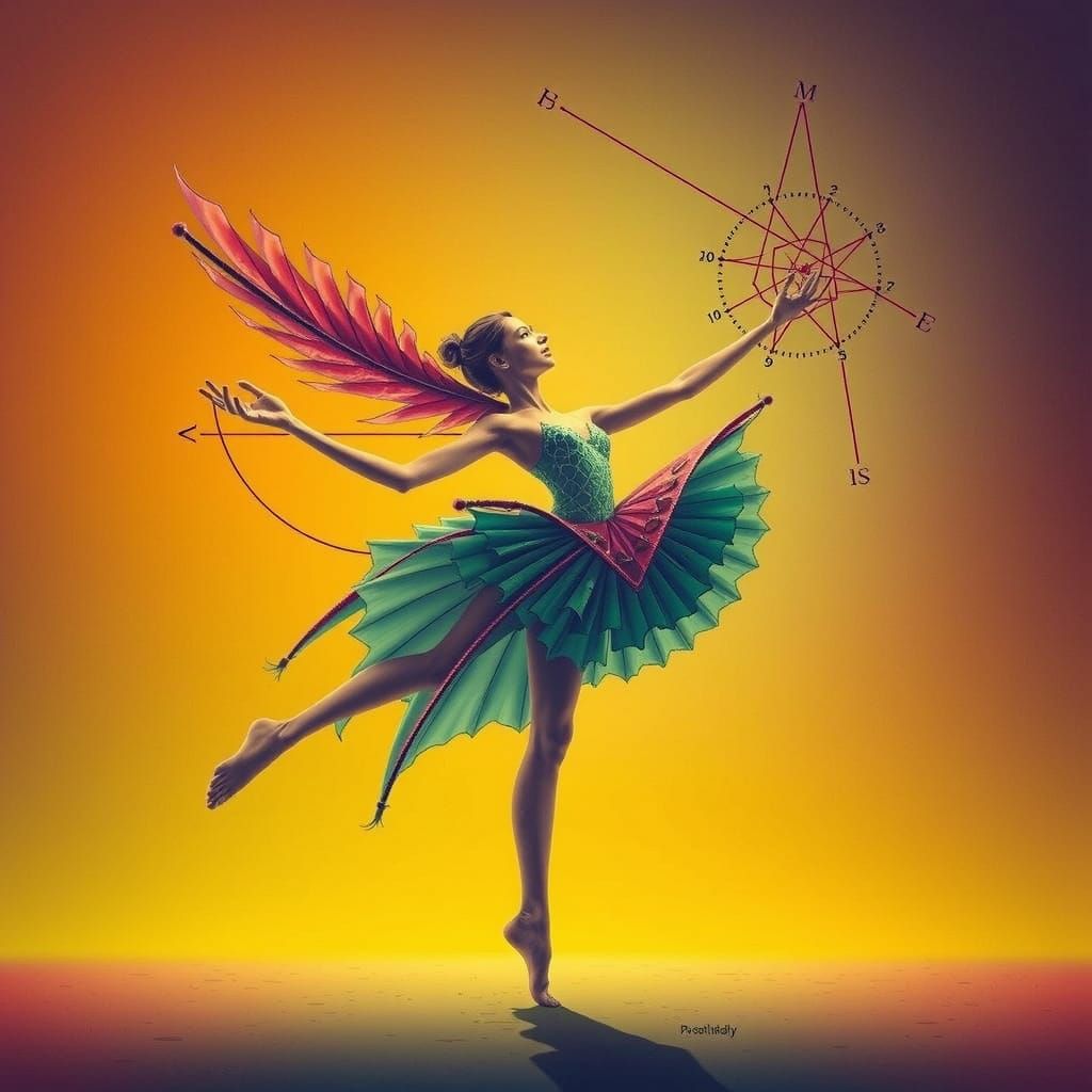 Abstract Mathematical Curves in Digital Art