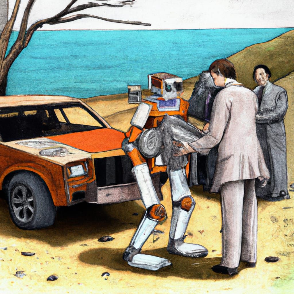 1975 Robot's Rusty Peace Offering to Man