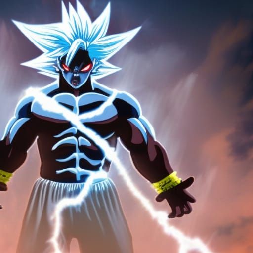 Ultra Instinct Goku with Black Thunder