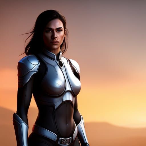 Assassin with Body Armor in Fantasy Concept Art