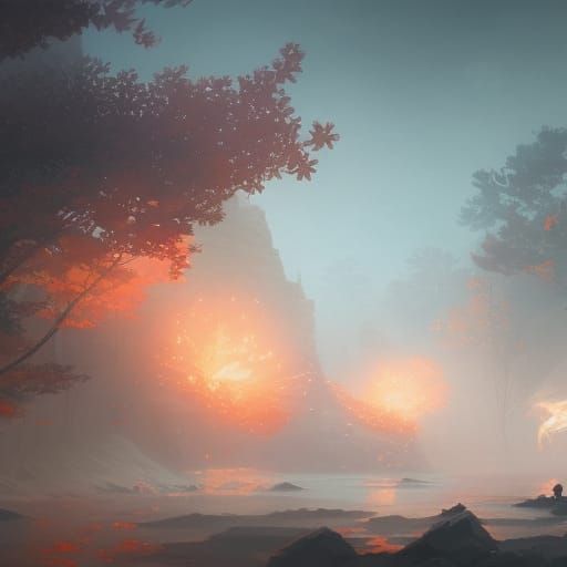 Hyperdetailed Japan Concept Art in Art Nouveau Style