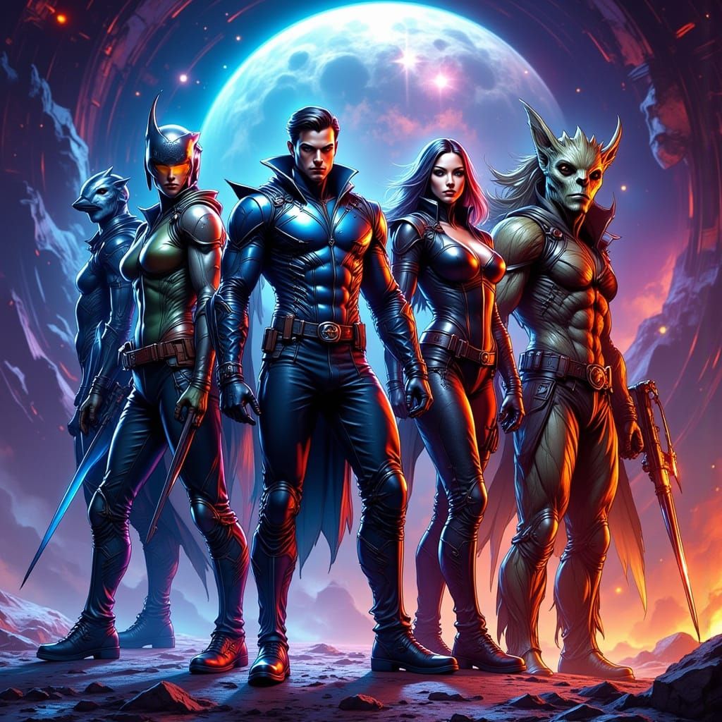 Cosmic Superhero Team: G-Force