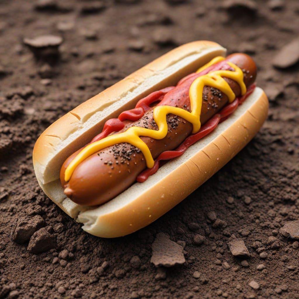 Mud Hotdog: An Earthy Culinary Creation