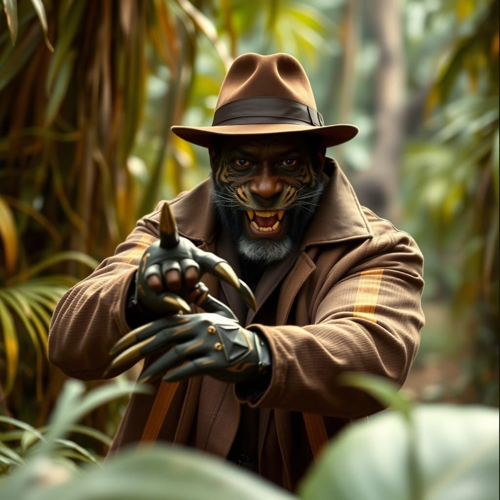 Chiwetel Ejiofor as Bronze Tiger in Cinematic Jungle Setting