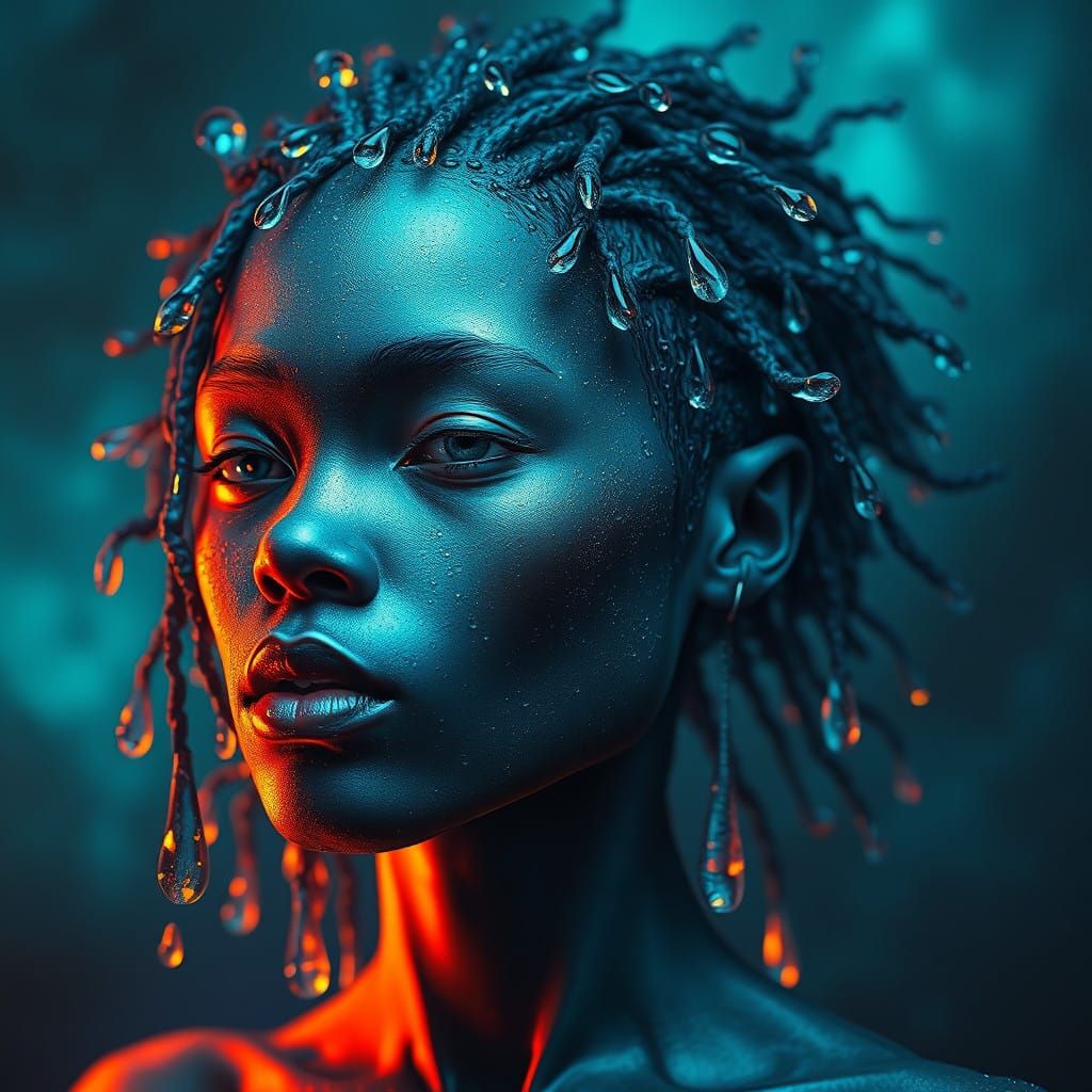 Mystical Nubian Goddess of the Morning Dew