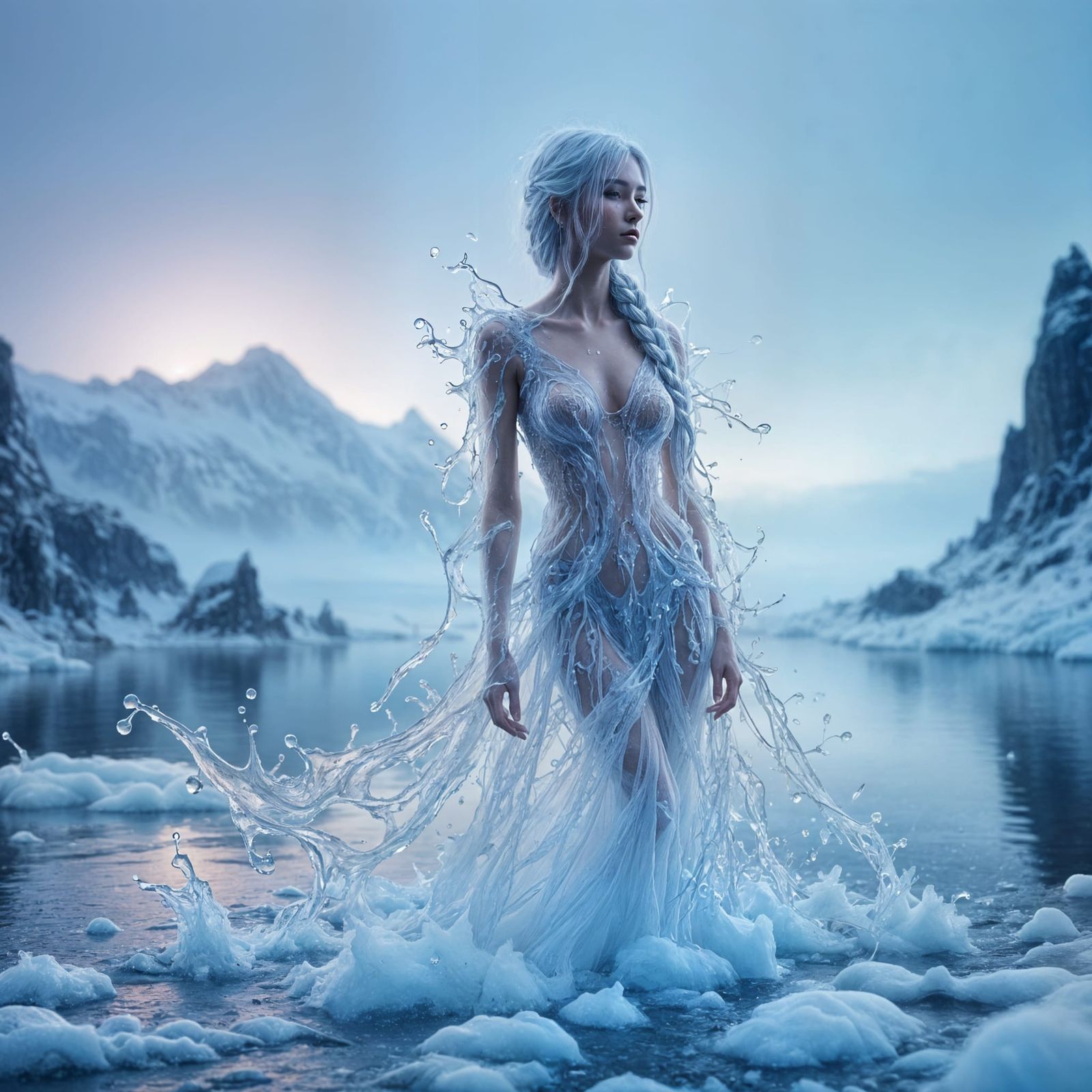 Ethereal Goddess of Fluidity