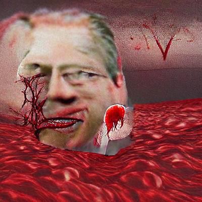 Graphic Gore Scene: A Bloody Horror Image