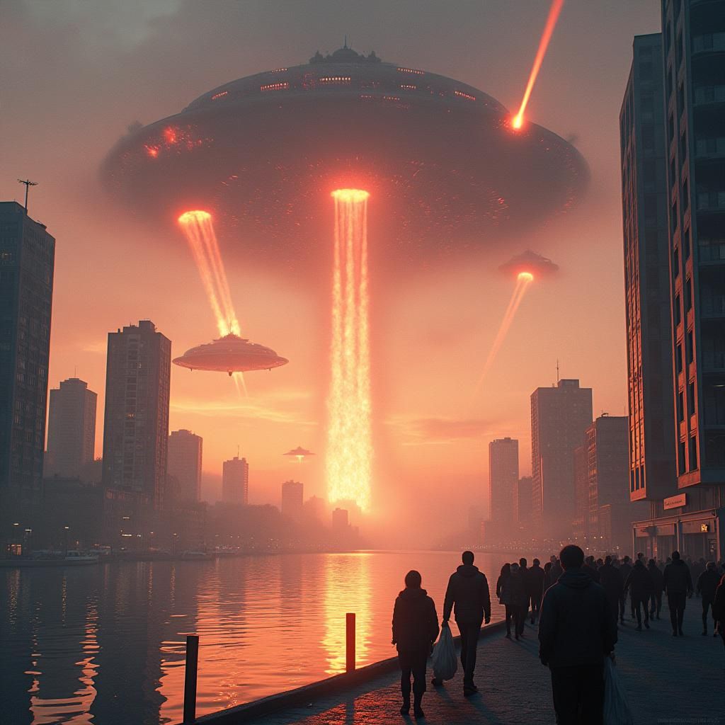 Alien Invasion of Oslo: A Digital Matte Painting