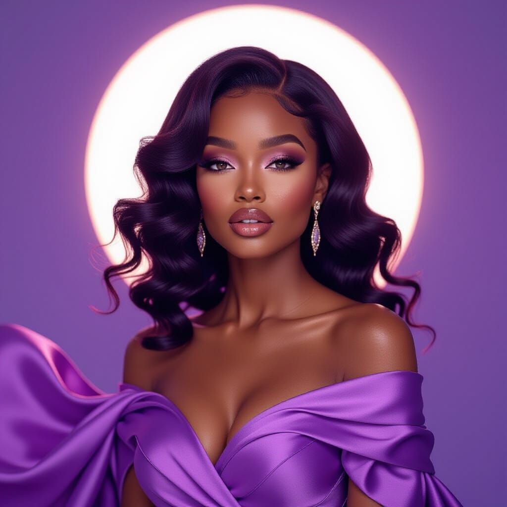 Lyra Noel: R&B Goddess in High-Fashion Portrait