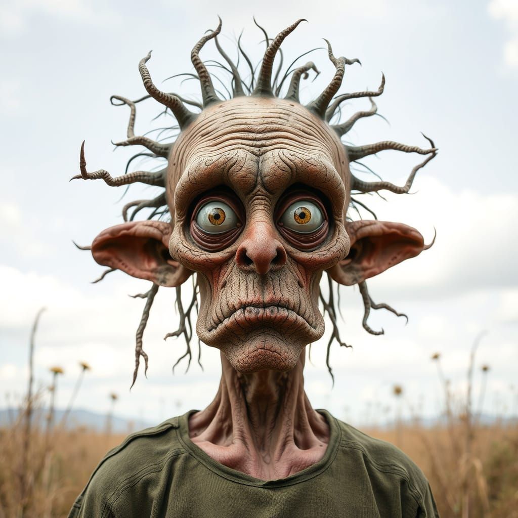 Abstract Image Generated From "Weird"