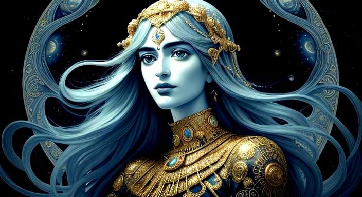 Surreal Metaphysical Woman: A Classical Portrait