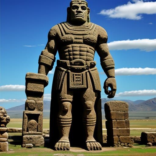 Giant Ancient Earth Mascot Digital Rendering