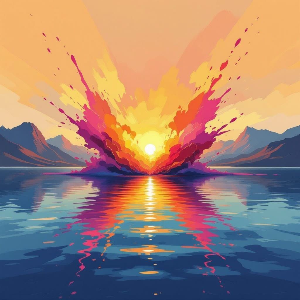 Surreal Dreamscapes in Vibrant Color Harmony