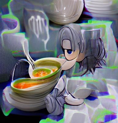 Abstract Image Generated From Empty Prompt