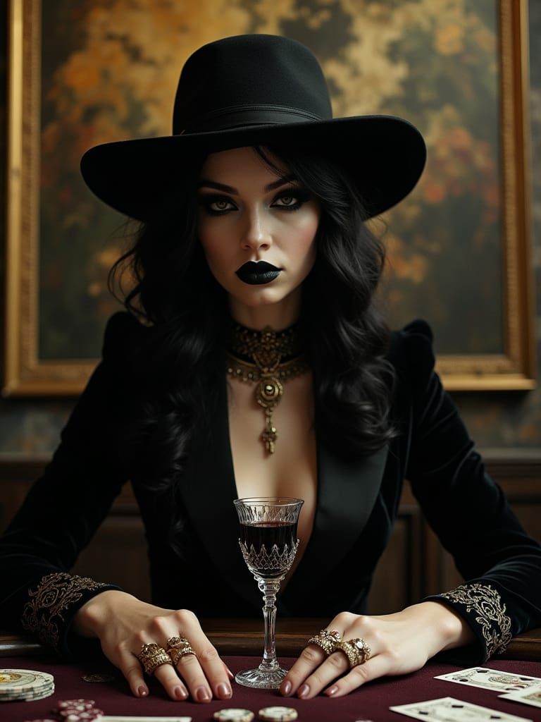 Gothic Queen of Mystery and Enchantment