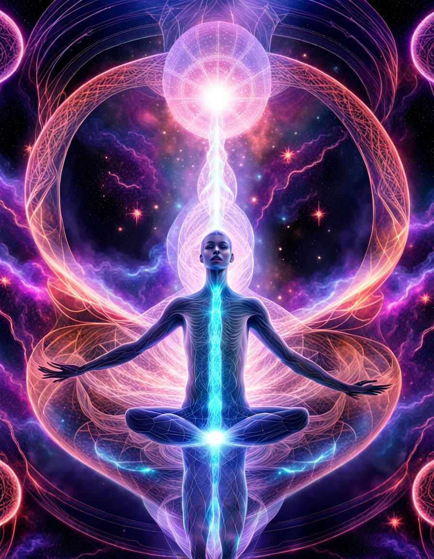 the void singing the aria of creation, astral cosmic detaile...