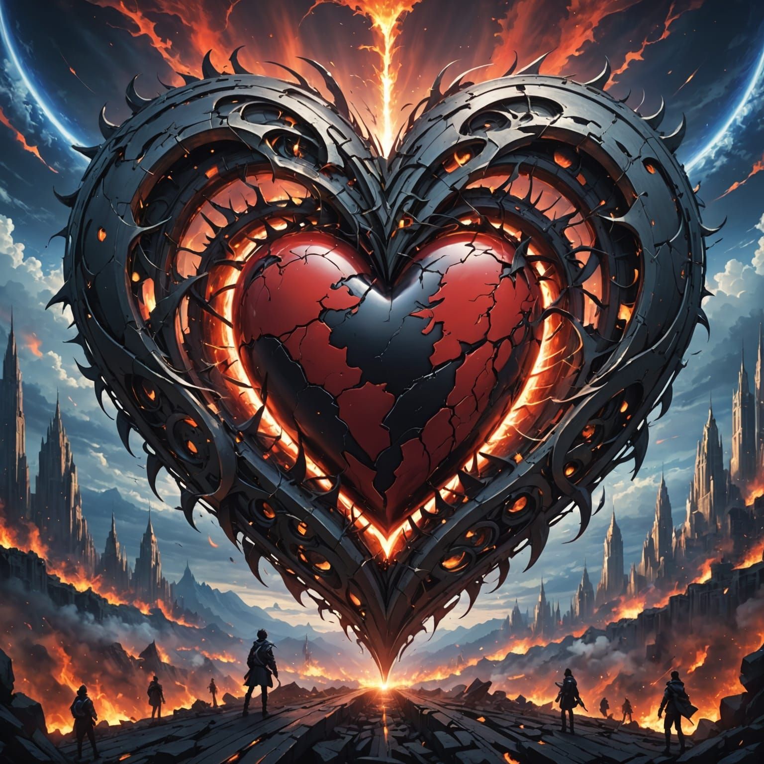 Apocalyptic Heart: A Symbolic World Ending