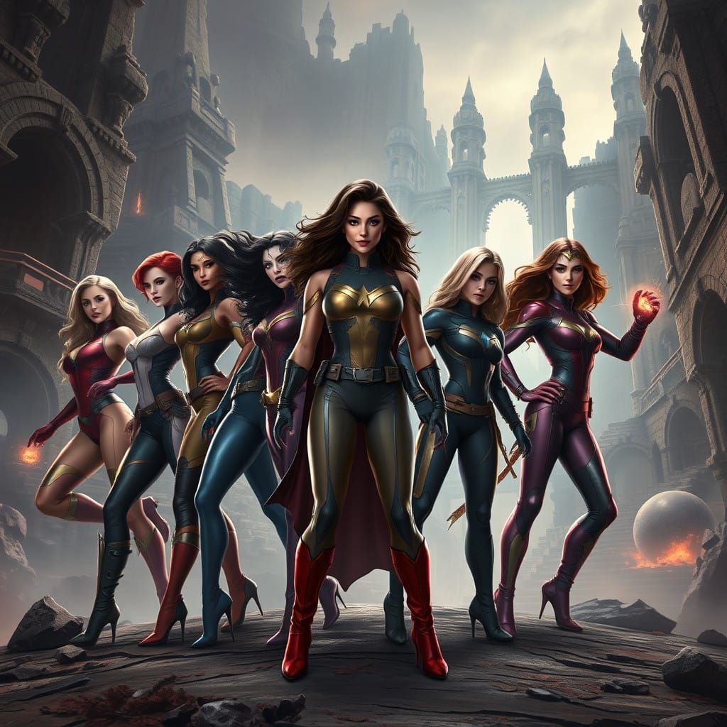 Empowered Female Avengers Unite in Epic Fantasy