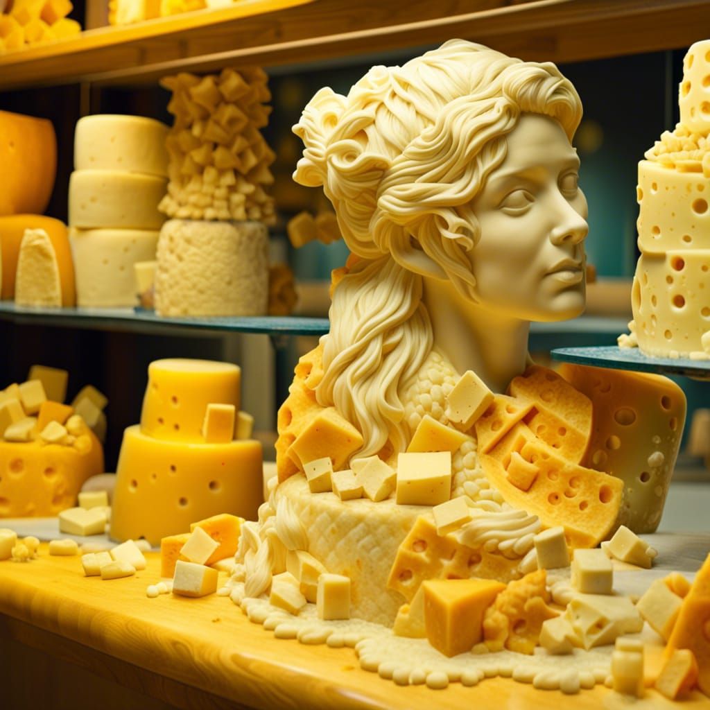 Cheese Museum: A Louvre-Like Cheese Art Extravaganza