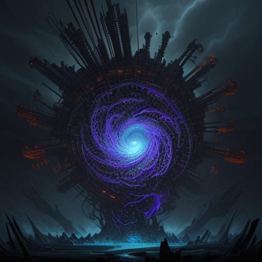 Biomechanical Furnace of Unsettling Beauty