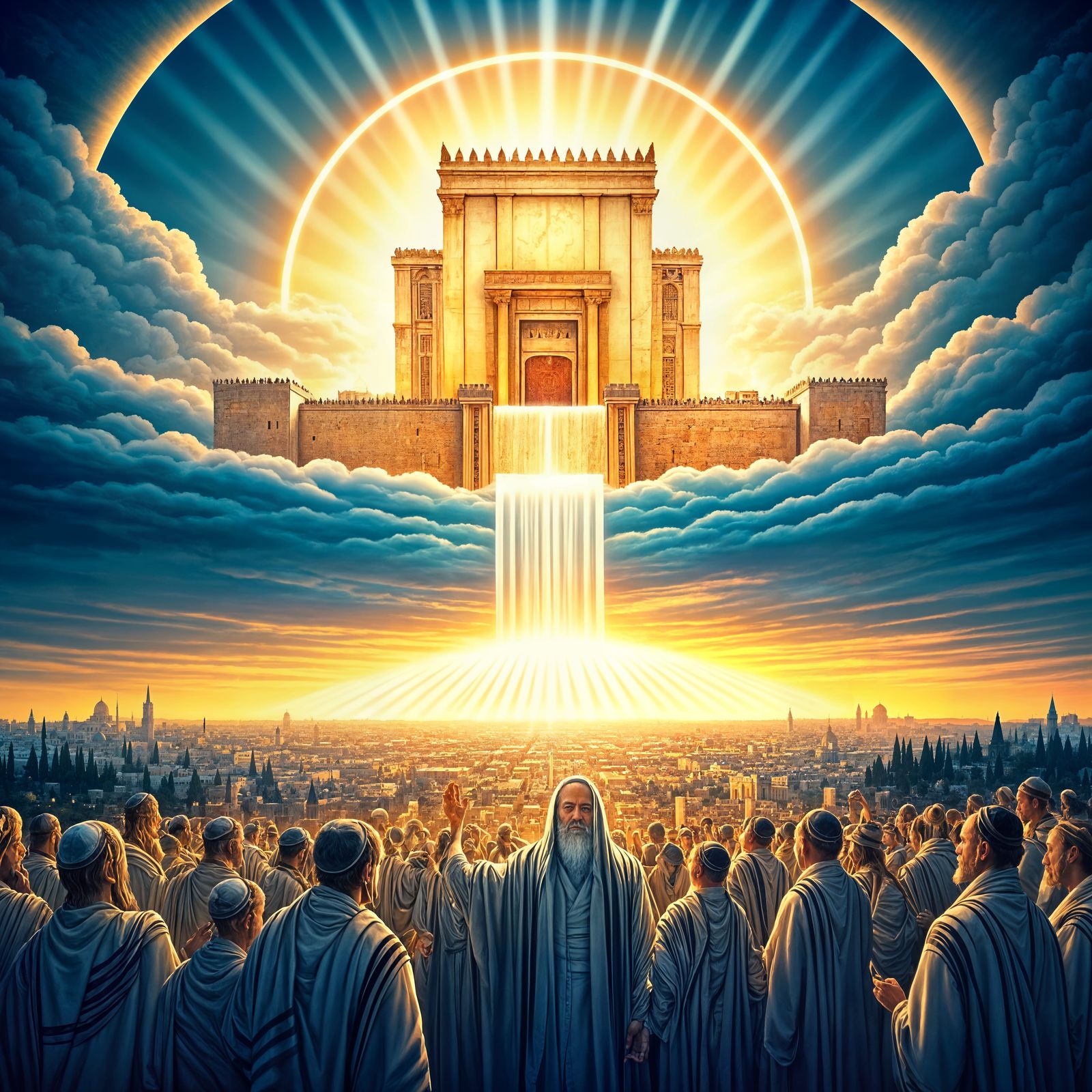 Third Temple Descends to Jerusalem in Divine Glory