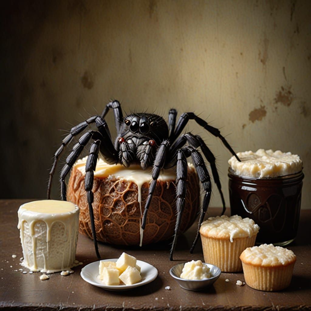 Little Miss Muffet and the Spider