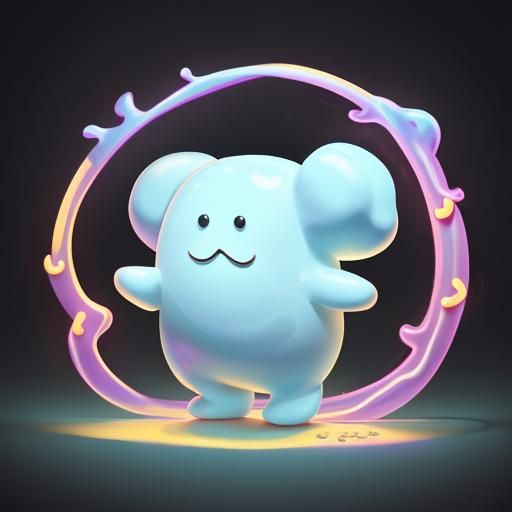 He waddles and wobbles, a sugary threat,
Each marshmallow st...