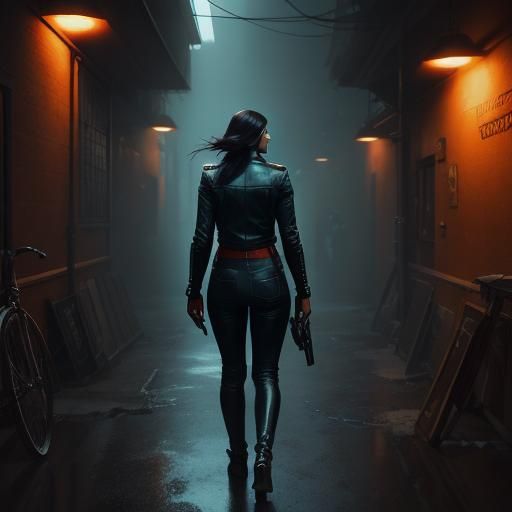 Frowning Detective Examines Cloth, Hyperdetailed Concept Art