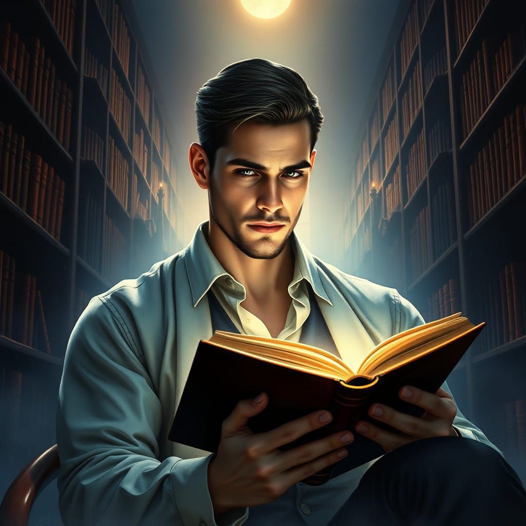 Mysterious Scholar Lost in Ancient Tomes