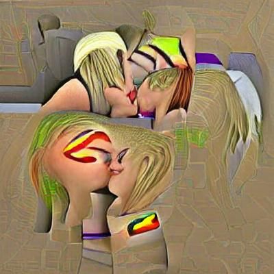 AI Generated Image of Two Women