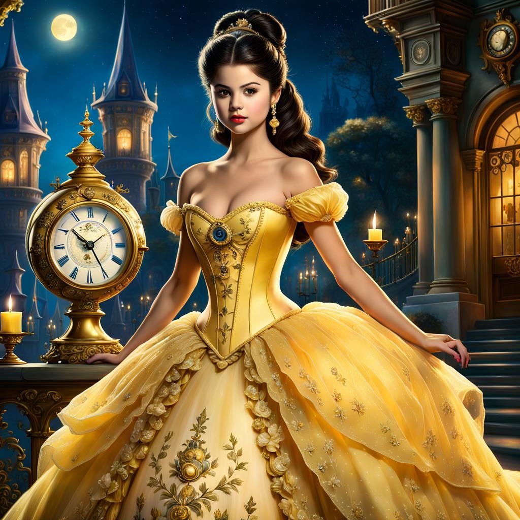 Selena Gomez as Belle in Enchanted Castle